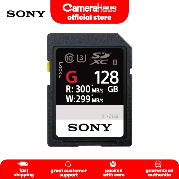 Sony TOUGH-G series SDXC UHS-II Memory Card V90 CL10 U3 Max R300MB