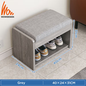 Shoe Rack with Seat Shoe rack with bench Storage Stool Shoe Changing Stool Rak Kasut Multi-functional Storage Bench shoe rack stool