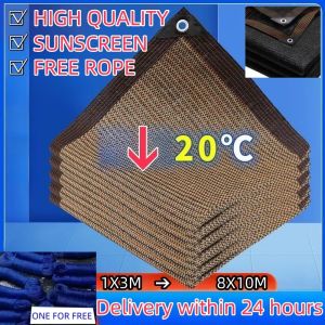 Uv protection 6X6M thickened sun shade net garden outdoor plant high quality sunscreen net