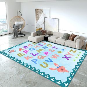 <𝙇𝙖𝙯𝙎𝙜𝙈𝙖𝙡𝙡> Kids Pattern 3D Printing [XL Size 140x200cm] Modern Design Carpet Living Room Kids Room Play Room Area Carpet
