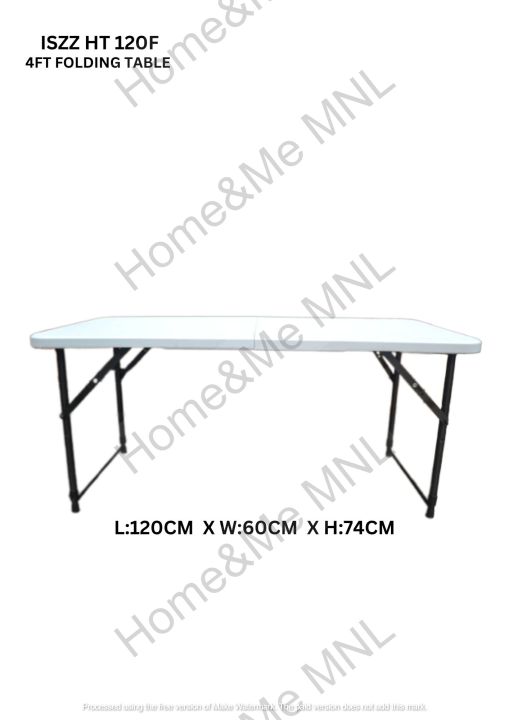 Ht-120f 4ftfolding Table White 