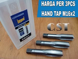 HARGA PER BOK ISI 3 PCS HAND TAP M16x2 UNTUK ULIR DALAM MERK LANGSOL BARANG ORIGINAL KUALITAS SUPER