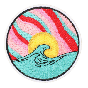 Cartoon Bus Repair Patches Iron on Applique Embroidered Patches Flowers Sew on Patches Applique Patches for Clothes