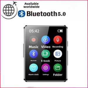 MP3 music player Bluetooth 5.0 e-book recorder MP4 Walkman Bluetooth button version