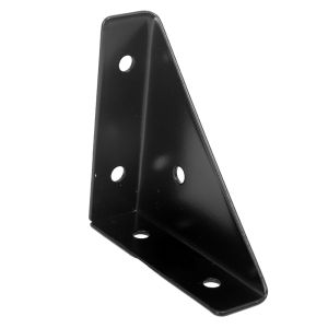 ฉากยึดเหล็กยึดมุมแผ่นกระดานร่วมชั้นวางโครงรองรับขวาเป็นเหล็กฉากสามเหลี่ยม