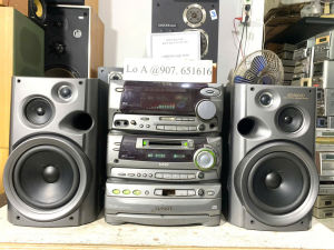 Bán bộ dàn trung nghe nhạc khủng bố Kenwood  RXD - L1MD ( loa L550) hát cực tốt Hàng bãi nhật về