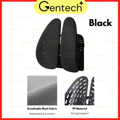 Back Support Lumbar Office Chair Backrest Cushion Breathable Ergonomic Waist Back Cushion Seat