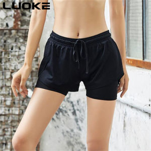 Luoke yoga pants for women Sport Shorts Women Sportwears Quick-drying Plus Size Running Pants Loose Sports Short