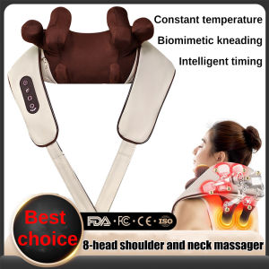 8 Head Shoulder And Neck Massager Imitated Human Hand Trapezius Muscle Pinch Neck Massage Shawl Massage Cervical Spine Artifact