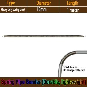 Manual Extension Pipe 1meter Bending Spring Electrician PVC Wire Threading Spring Copper Tube Bender