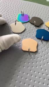 LZD  Tấm Chắn Thép Không Gỉ   Thẻ Chó Hình Khiên   Thẻ Mèo   Thẻ Vật Nuôi Bằng Thép Titan   Thẻ Người Ngoài Hành Tinh Trống Kim Loại