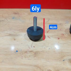 Bộ 4 chân nhựa tăng có chỉnh Chân tăng chỉnh chiều cao bàn 6/8/10/12ly (M6/M8/M10/M12) vít tăng đế cao su bàn ghế chống xước chống trượt sắt hộp giúp tùy chỉnh độ cao cân bằng cho bàn ghế võng các loại - Cửa Hàng Nam