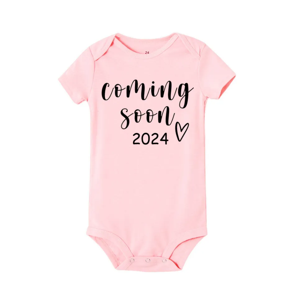 Baby Announcement Bodysuit Coming Soon Newborn Baby Bodysuits