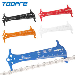 TOOPRE 3 in 1 Bike Bicycle Chain Checker Wear Indicator Chain Hook Bolt Measurement for 8 9 10 11 Speeds Stainless Steel