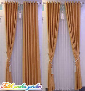 Gorden import murah / Gorden Blackout polos / hordeng murah / Gorden pintu / Gorden jendela / gorden tebal/gorden premium