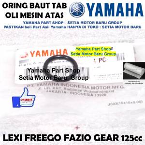 Oring Bolt Baut Tab Oli Mesin Atas Motor Lexi Freego Fazio Gear 125cc Original Asli Yamaha Surabaya