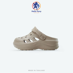 Hello Pony รองเท้าแตะ แบบรัดส้น รองเท้าแฟชั่น ดีไซน์ 2IN1 สำหรับผู้ชายและผู้หญิง EVA กันลื่น MHM4016