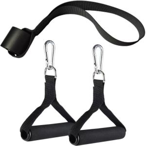 3pcs/Set Door Anchor Handle Resistance Band Tali Tricep Gym Handle Tarik Tali Pull Down