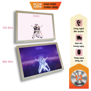 Tranh Bật Đèn Ảnh Blackpink DECORNOW Card Blackpink Born Pink Trang Trí Phòng ngủ Phòng Khách DCN-BP-02
