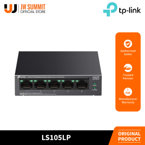 TP-Link LS105LP 5-Port 10/100Mbps Desktop Switch with 4-Port PoE+ | Network Switch | PoE Switch | Switch Hub | RJ45 Ports