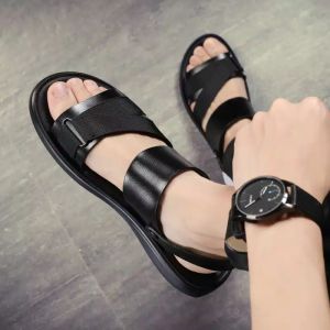 Sandal Pria Terbaru H 2878 Brand Hertz Sandal Puyuh Warna Hitam