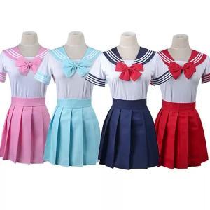[Wse] Sailor Moon Bishoujosenshi seeeraamuun Tsukino Usagi JK school Uniform seeeraafuku Cos Suit Anime Game Womens Suit Place Costume Cosplay Suit㏇X0413