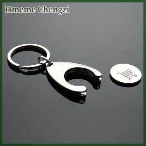 Hmeme Keychain Shopping Cart Pluggable Design Key Chain for Car Key Ring Holders