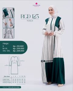 Gamis Rauna RGD 123 / Baju Muslimah Terbaru 2025 by Raunapride