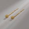 OYJR Anting Telinga Panjang Titanium Asli Ori Subang Anti Karat Perempuan Korean Earrings for Women. 