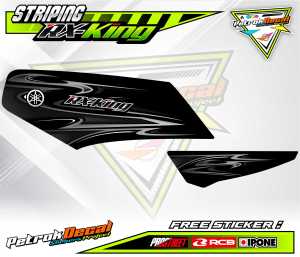 STRIPING VARIASI YAMAHA MOTOR RX KING / STICKER LIST MOTOR YAMAHA KING