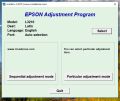 โปรแกรมเครียร์ซับหมึก Adjustment EPSON L3210/L3215/L3256/L3250/L5290. 