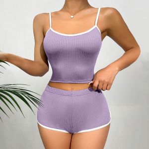Áo Ngủ Thời Trang Mới 100% Cotton Bộ Đồ Gia Đình Đơn Giản Nhẹ Nhàng Thoải Mái Thiết Kế Tối Giản Phong Cách Thời Trang Trẻ Trung