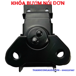 Khóa bướm ĐEN ĐƠN NỔI (không đế) dùng cho tủ âm thanh tủ case đồ gia đình. Sơn đen tĩnh điện
