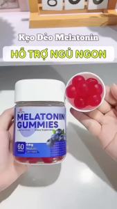 Melatonin Gummies with Ashwagandha for Deep Sleep Stress Relief Anxiety Support Insomnia Improved Quality Relaxation
