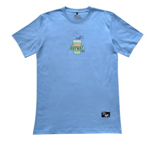 Anyway Kaos Pendek "Hot  cup" Blue  557