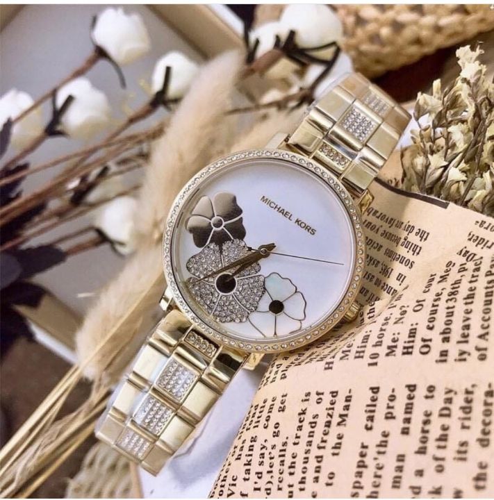 Jaryn pave gold tone sale watch