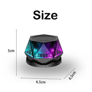 G300 Bluetooth Speaker SuperLoud Bass Magnetic LED Light BT5.3 Portable Wireless Speaker Pigfly