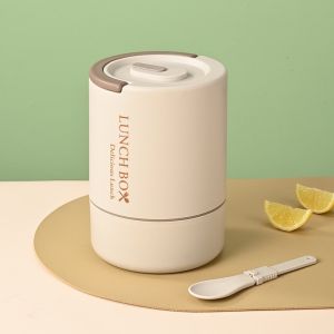 3 Layers 304 Stainless Steel Insulated Large Capacity Portable Leak Proof Reusable Microwave Safe