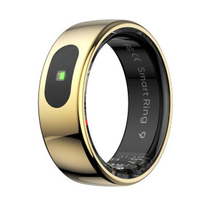 2025 Smart Ring for Men & Women - Qring Health Tracker with Skin Temperature Monitoring Remote Control Swimproof Design (Size 7-13) Step Counter Sleep Analysis - Compatible with Android & iOS - Perfect Valentines Day Gift for Couples