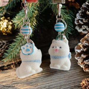 [COD] Season pet สายคล้องโทรศัพท์สุนัขซามอยด์หวานน่ารักสายคล้องกล้อง CCD อุปกรณ์เสริมเสน่ห์พวงกุญแจกระเป๋าจี้เครื่องประดับของขวัญ
