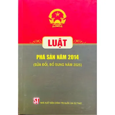 Sách - Luật Phá sản năm 2014 (sửa đổi bổ sung năm 2025)