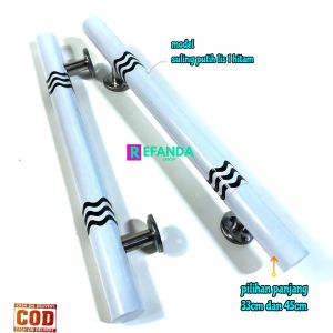 handle pintu/tarikan gagang pintu rumah modern astetik/pull pegangan pintu bahan stainless pilihan panjang 33cm dan 45cm untuk pintu depan dan kamar model geser dan tarik