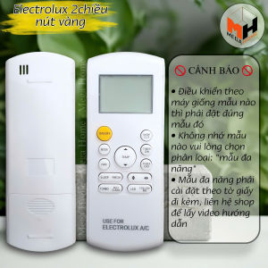 Điều khiển điều hòa Electrolux Remote máy lạnh electrolux hàng loại 1