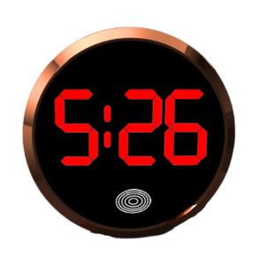 SALOMONER LED Time Display Car Dashboard Clock Mini Touch-Activated Digital Clock Creative Novelty LED Electronic Watch For Car Boat Bike Truck