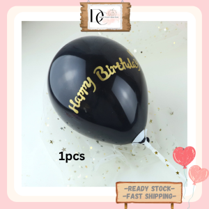 Birthday Cake Balloon Set Balloon Cake Decoration Balloon Cake Topper Party Decoration Balloon Kek Hiasan