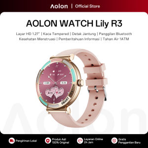 Aolon Lily R3 Smartwatch Pria IP67 Tahan Air dengan Layar TFT 1.27 inch dan Fitur Monitor Kesehatan Pencerminan dan Bluetooth