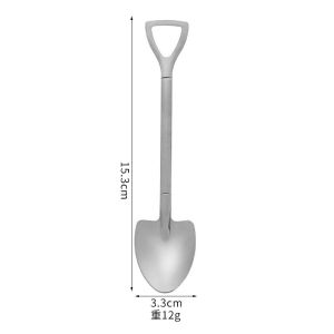 Premium Small Shovel Spoon Stainless Steel Ice Cream Fruits Dessert Spoons Doorgift Sudu 不锈钢甜品勺
