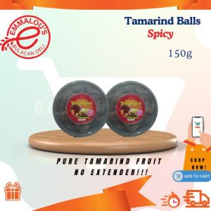 Emmalous Bulacan Deli Tamarind Balls Regular/Spicy 150g 30s Sampalok Asim Candy
