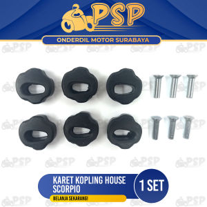 Karet Kopling House Scorpio - Rubber Seat Paku Keling Rumah Kupleng Kupling Kopleng Coupling Copling
