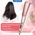 2 in 1 Curly Professional Hair Straightener Hair Curling Iron Curler Portable Hair Ceramic Hair Tool. 